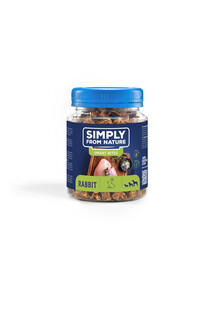 SIMPLY FROM NATURE Smart Bites Trenerki dla psów z królika, 130 g