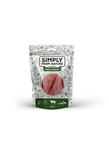 SIMPLY FROM NATURE Meat Strips -  Mięsne paski  dla psów z wołowiną, 80 g