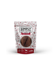 SIMPLY FROM NATURE Meat Strips - Mięsne paski dla psów z kozy, 80 g