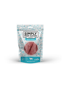 SIMPLY FROM NATURE Meat Strips - Mięsne paski dla psów z baraniną i ryżem, 80 g