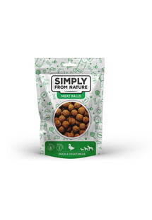 SIMPLY FROM NATURE Meat Balls Kulki z kaczką i warzywami dla psów wszystkich ras 80 g