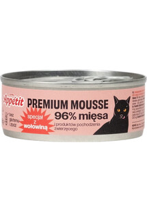 APPETIT PREMIUM Mousse z wołowiną dla kota 85 g