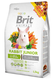 BRIT ANIMALS Rabbit Junior Complete 1,5kg karma dla młodych królików