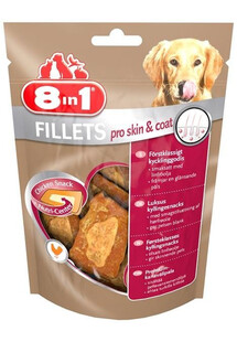 Przysmak 8in1 Fillets pro skin and coat S 80g