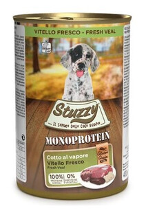 Stuzzy Dog Monoprotein Puppy 400 g - hipoalergiczna karma mokra dla psów dla szczeniąt cielęcina 400g