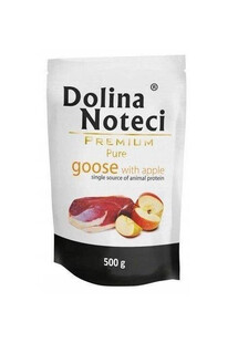 Dolina Noteci doypack pure gęś z jabłkiem 500 g - mokra karma dla psów dorosłych, 500 g