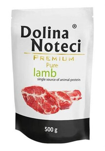 Dolina Noteci doypack pure jagnięcina 500 g - mokra karma dla psów dorosłych