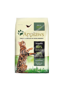 APPLAWS Dry cat Adult kurczak i jagnięcina karma dla dorosłych kotów 7,5 kg