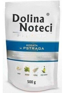 Dolina Noteci Premium Bogata w Pstrąga saszetka 500 g  - karma mokra dla psa 500g