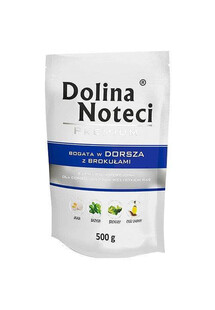 Dolina Noteci Premium Dorsz z Brokułami 500 g - karma morka dla psa 500g