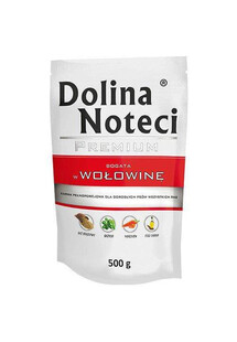 Dolina Noteci Premium Bogata w Wołowinę 500 g - mokra karma dla psów bogata w wołowinę 500g