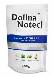 Dolina Noteci bogat.w dorsza z brokułami 150g - mokra karma dla psów dorosłych