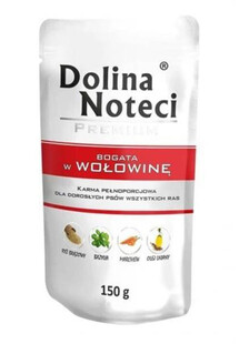 Dolina Noteci bogata w wołowinę 150g - mokra karma dla psów dorosłych