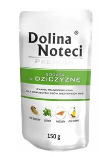 Dolina Noteci bogata w dziczyznę 150g - mokra karma dla psów dorosłych