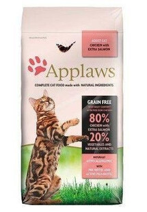 Applaws Complete Cat Food Adult Cat Chicken with Extra Salmon 7.5 kg - sucha karma dla dorosłych kotów kurczak z łososiem 7.5kg