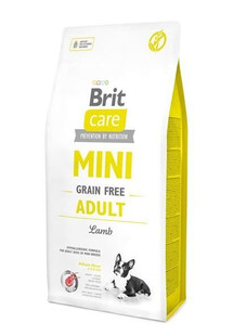 Brit Care Mini Grain-Free Adult Lamb 2 kg - hypoalergiczna bezzbożowa karma dla dorosłych psów ras mini z jagnięciną 2kg