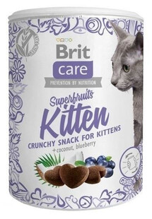 Brit Care Cat Snack Superfruits Kitten 100 g - przysmak dla kociąt 100g