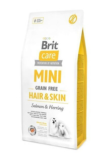 Brit Care Mini Grain-Free Hair & Skin 7 kg - hypoalergiczna bezzbożowa karma dla dorosłych psów ras miniaturowych z długą sierścią 7kg