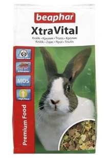 Beaphar XtraVital Rabbit zbliansowana karma dla królików 1kg