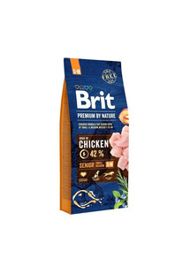 Brit Premium By Nature Senior Small/Medium Chicken 15 kg - sucha karma dla starszych psów rasy małej i średniej z kurczakiem 15kg