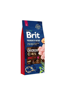 Brit Premium By Nature Adult Large Chicken 15 kg - sucha karma dla dorosłych psów rasy dużej 15kg