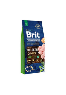 Brit Premium By Nature Adult Extra Large Chicken 15 kg - sucha karma dla dorosłych psów rasy olbrzymiej z kurczakiem 15kg