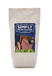 SIMPLY FROM NATURE Wypiekana w piecu karma dla psa  z wołowiną 1,2 kg