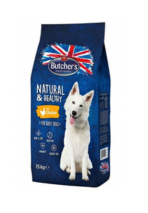 Butcher's Natural&Healthy Dog Dry z Kurczakiem 15 kg - sucha karma dla psów z kurczakiem 15kg