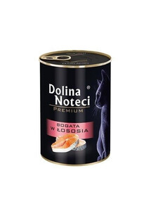 Dolina Noteci Premium Bogata w Łososia 400 g  - karma mokra dla kota 400g