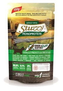 Versele-Laga Stuzzy Dog Monoprotein 150 g - hipoalergiczna karma mokra dla psa cielęcina z botwinką 150g