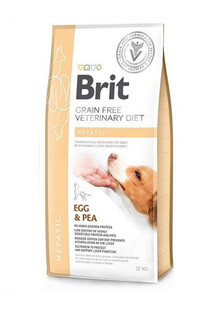 BRIT Veterinary Diets Dog Hepatic 12 kg - sucha karma dla psów dorosłych, 12 kg