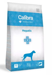 CALIBRA Veterinary Diet Dog Hepatic 12 kg - weterynaryjna sucha karma dla psów dorosłych, wsparcie wątroby, 12 kg