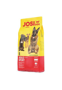 JosiDog Agilo Sport 15kg - sucha karma dla psów dorosłych, sportowych, 15 kg