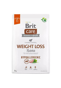 Brit care dog hypoallergenic weight loss 3kg - hipoalergiczna sucha karma dla psów dorosłych, z nadwagą, 3kg