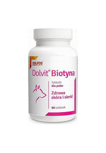 Dolfos Dolvit Biotyna dla psa- skóra i sierść 90 tabl.