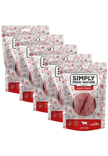 SIMPLY FROM NATURE Meat Strips Mięsne paski z baraniny dla psów 5x80 g