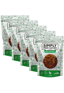 SIMPLY FROM NATURE Meat Noodles Mięsne kluski z kaczką dla psów 5x80 g