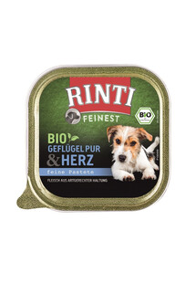 Feinest Bio Poultry Pure&Poultry hearts tacka drób i serca drobiowe 150 g