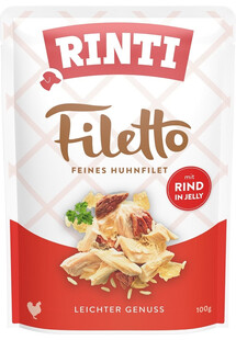 Filetto in Jelly Chicken&Beef saszetka w galaretce kurczak i wołowina 100 g