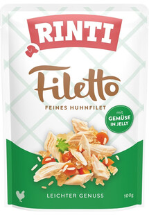 Filetto in Jelly Chicken&Vegetables saszetka w galaretce kurczak i warzywa 100 g