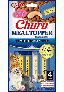 Meal Topper Tuna 4x14 g kremowy dodatek z tuńczykiem do karmy dla kotów