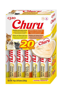 Churu Variety Chicken&Beef kurczak i wołowina dla kotów multibox 20x14 g (280 g)