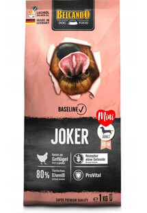 BELCANDO Baseline Joker Grain Free, 4 kg - sucha karma dla dorosłych psów, ras małych i średnich, 4 kg