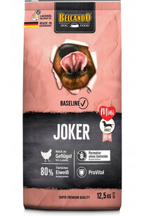 BELCANDO Baseline Joker Grain Free, 12,5 kg - sucha karma dla dorosłych psów, ras małych i średnich