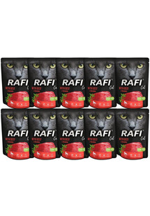 RAFI Cat mokra karma dla kota z wołowiną  zestaw 10x300 g