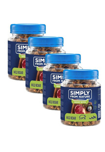 SIMPLY FROM NATURE Smart Bites Trenerki z dzika dla psów 4x130 g