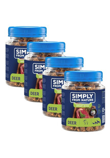 SIMPLY FROM NATURE Smart Bites Trenerki z jelenia dla psów 4x130 g