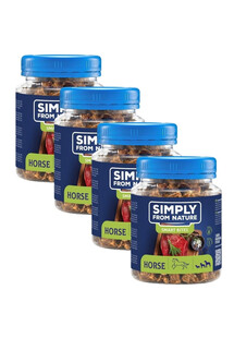 SIMPLY FROM NATURE Smart Bites Trenerki z koniny dla psów 4x130 g