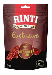 Singlefleisch Exclusive Snack Ostrich przysmak ze strusiem dla psów 50 g