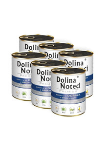 DOLINA NOTECI Zestaw Premium Bogaty W Dorsza Z Brokułami 6x800g